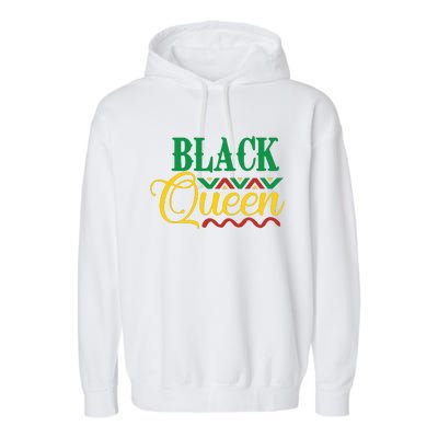 Black History For Women Educated Strong Black Queen Garment-Dyed Fleece Hoodie