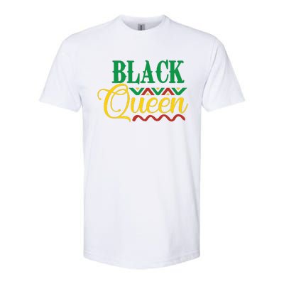 Black History For Women Educated Strong Black Queen Softstyle CVC T-Shirt