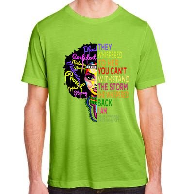 Black History for I Am The Storm Juneteenth  Adult ChromaSoft Performance T-Shirt