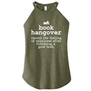 Book Hangover Funny Definition Bookworm Nerd Reading Lover Cool Gift Women’s Perfect Tri Rocker Tank