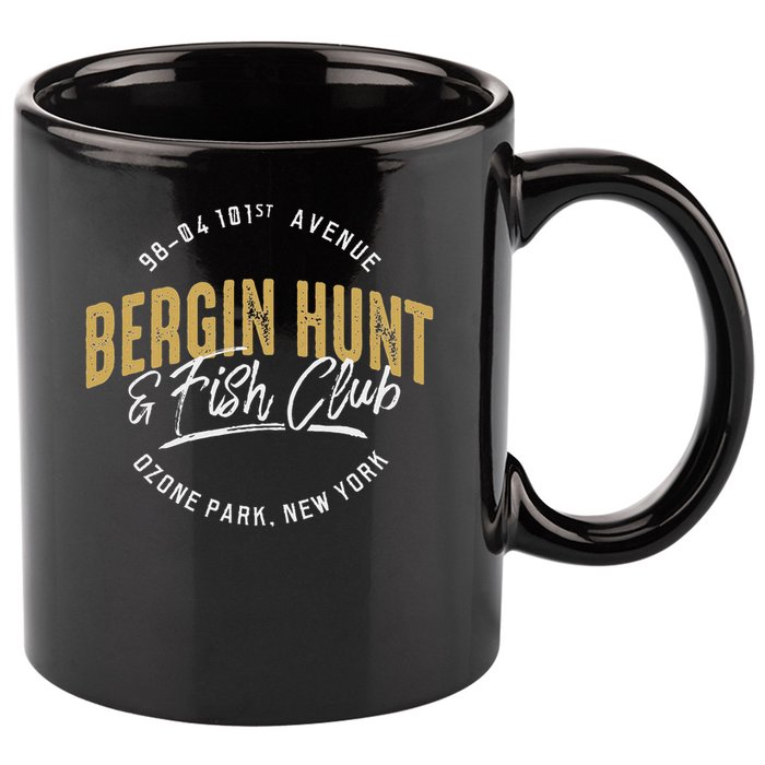 Bergin Hunt & Fish Club 11oz C Handle Ceramic Mug