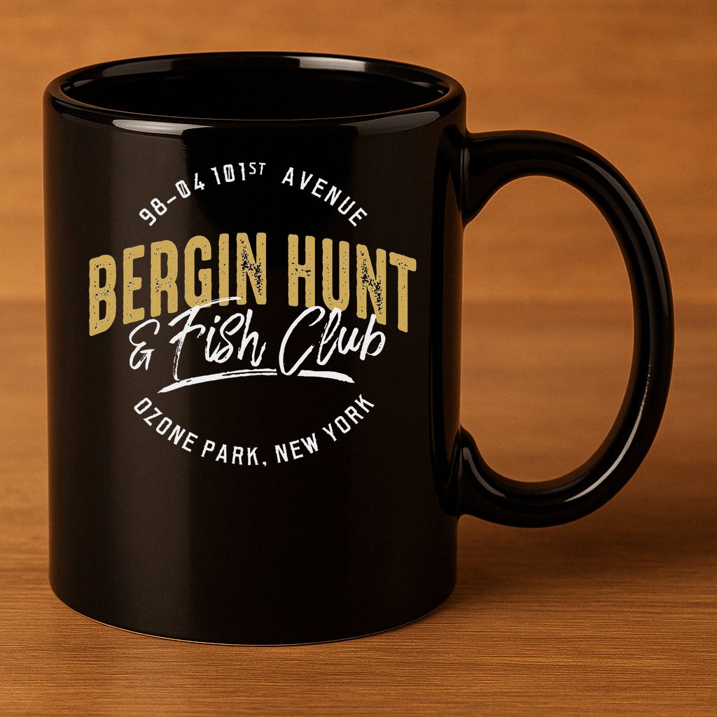Bergin Hunt & Fish Club 11oz C Handle Ceramic Mug