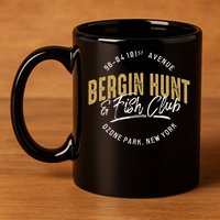 Bergin Hunt & Fish Club 11oz C Handle Ceramic Mug