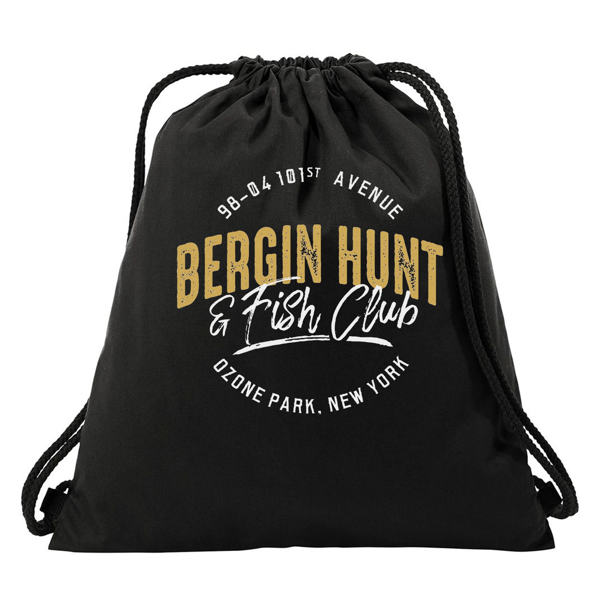 Bergin Hunt & Fish Club Drawstring Bag