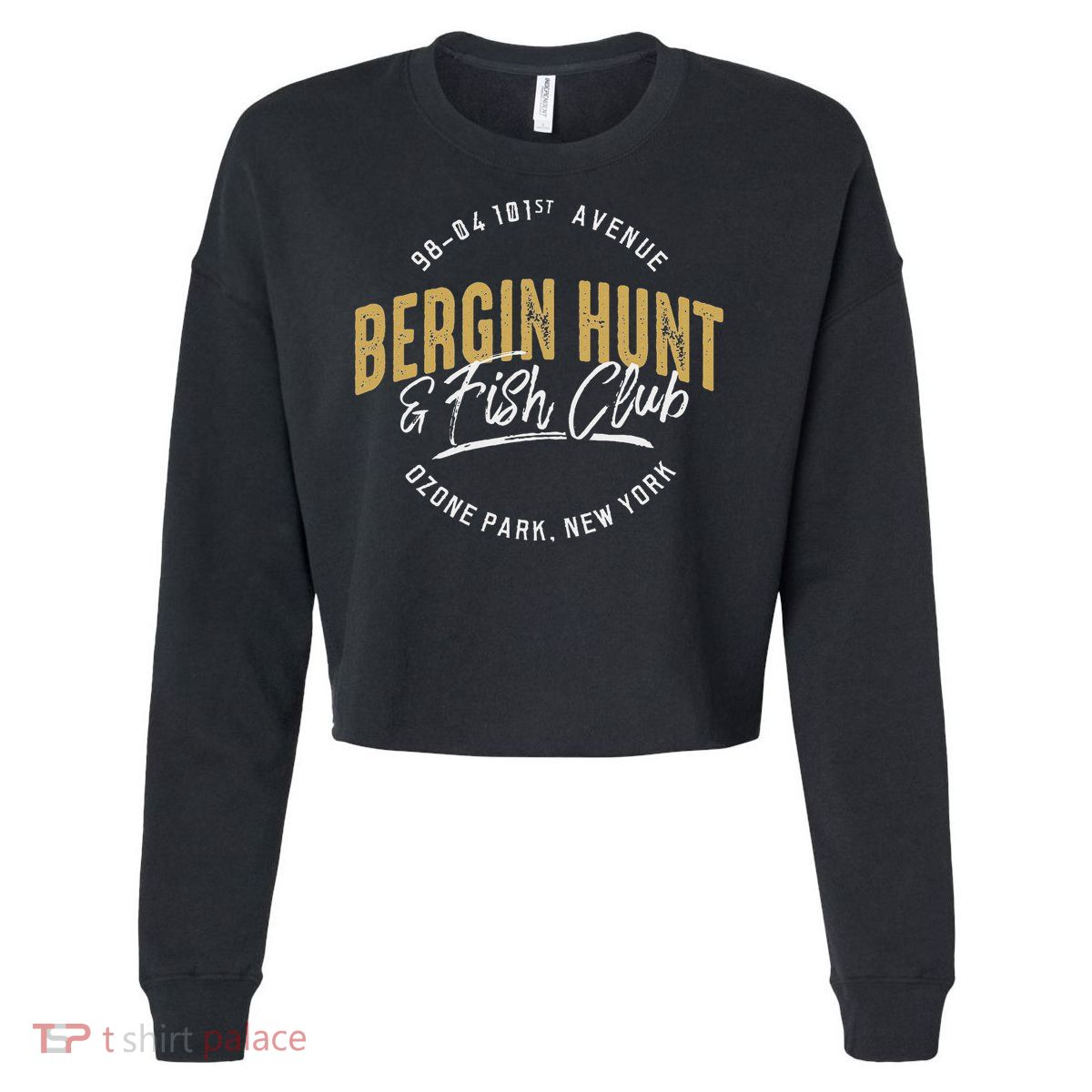 Bergin Hunt & Fish Club Cropped Pullover Crew