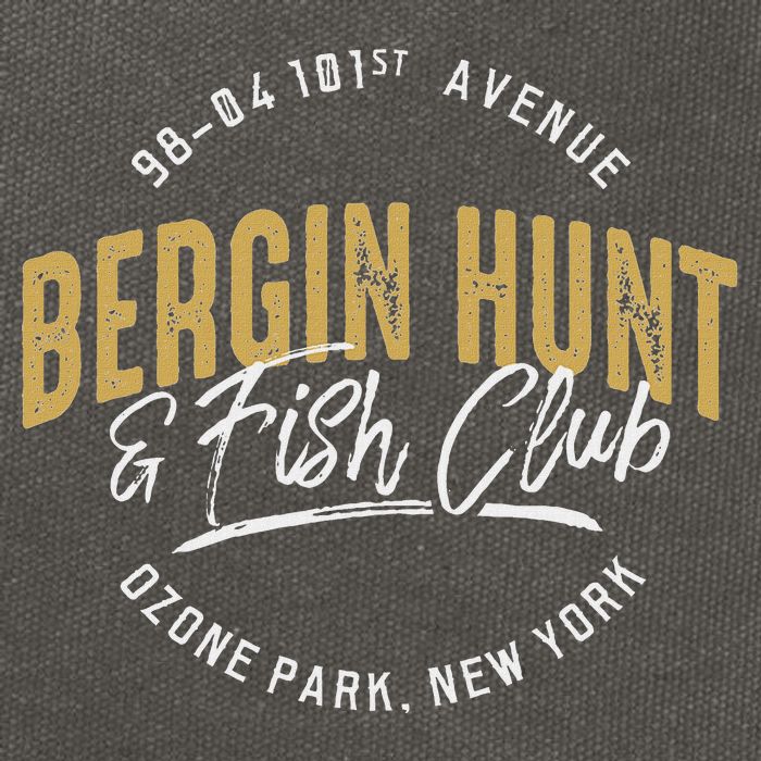Bergin Hunt & Fish Club Cotton Canvas Backpack