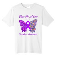 Butterfly Hope For A Cure Ribbon Opioid Overdose Awareness Tall Fusion ChromaSoft Performance T-Shirt