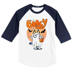 Booey Halloween Funny Spooky Season Baseball Sleeve Shirt