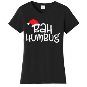 Bah Humbug Funny Christmas Sayings Women's T-Shirt