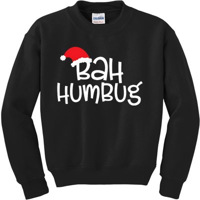 Bah Humbug Funny Christmas Sayings Kids Sweatshirt