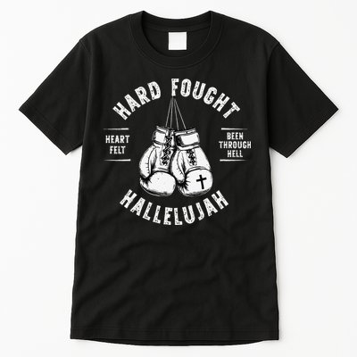Brandon Hard Fought Hallelujah Praise Jesus Lake Merch .Png Tall T-Shirt