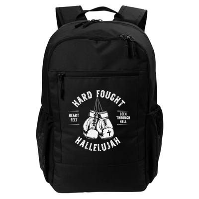 Brandon Hard Fought Hallelujah Praise Jesus Lake Merch .Png Backpack