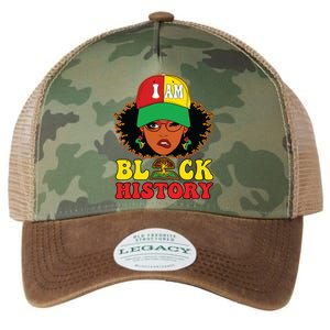 Black History For Women I Am Black History Month Legacy Tie Dye Trucker Hat