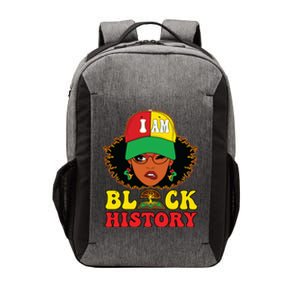 Black History For Women I Am Black History Month Vector Backpack