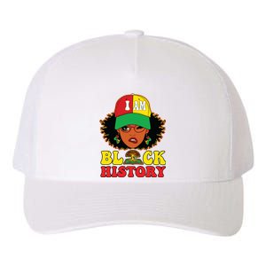 Black History For Women I Am Black History Month Yupoong Adult 5-Panel Trucker Hat