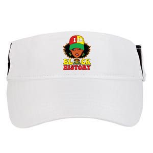 Black History For Women I Am Black History Month Adult Drive Performance Visor