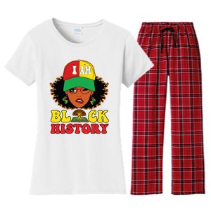 Black History For Women I Am Black History Month Women's Flannel Pajama Set