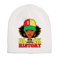 Black History For Women I Am Black History Month Short Acrylic Beanie