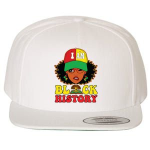 Black History For Women I Am Black History Month Wool Snapback Cap