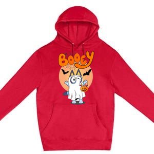 Booey Halloween Funny Spooky Season Premium Pullover Hoodie