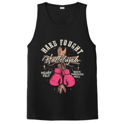 Brandon Hard Fought Hallelujah Praise Jesus PosiCharge Competitor Tank