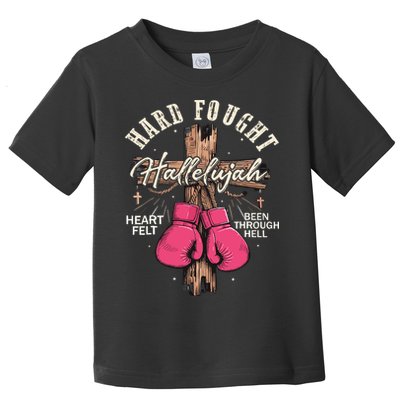 Brandon Hard Fought Hallelujah Praise Jesus Toddler T-Shirt