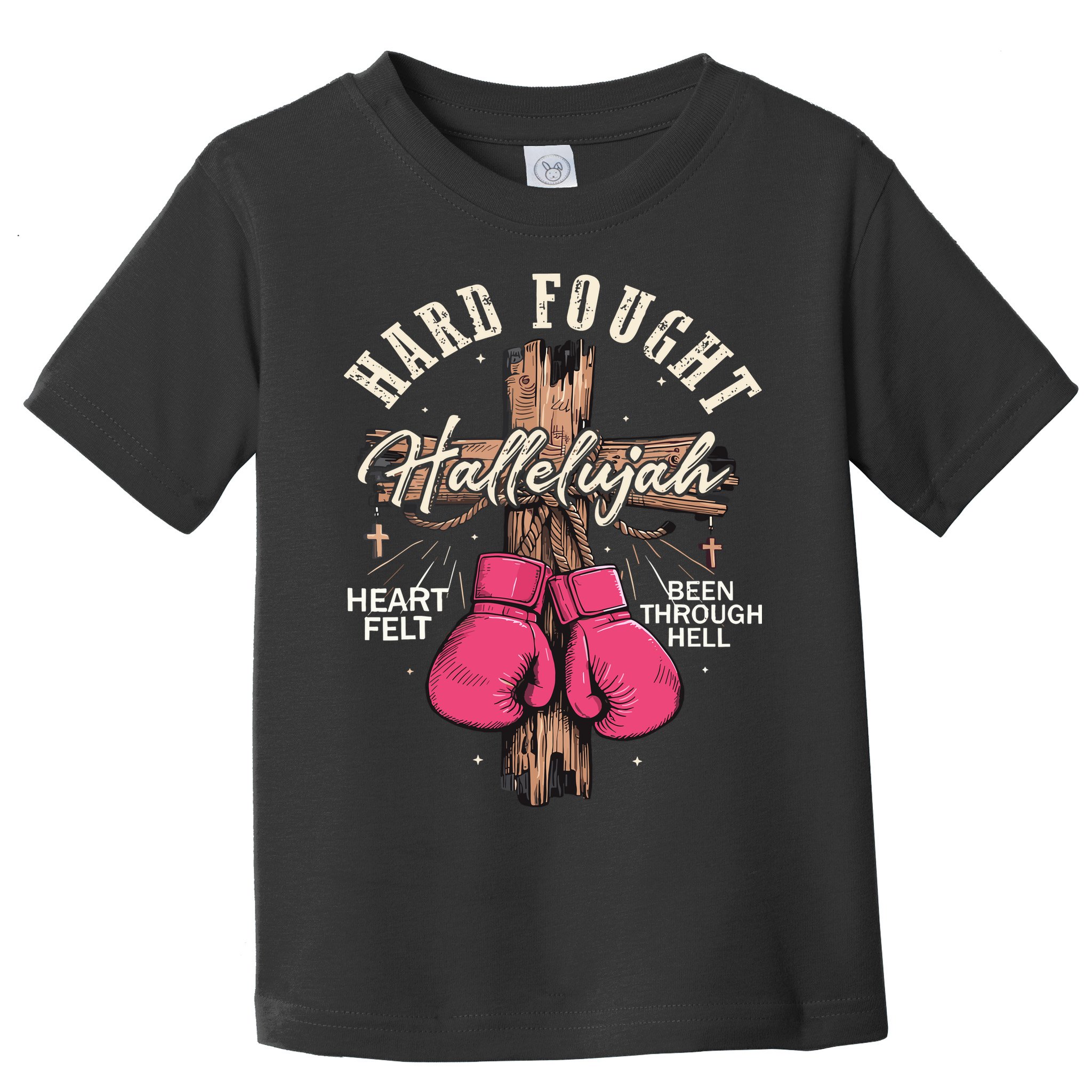 Brandon Hard Fought Hallelujah Praise Jesus Toddler T-Shirt