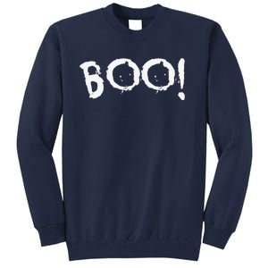 Boo Halloween Funny Spooky Tall Sweatshirt