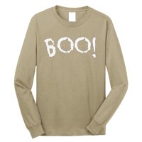 Boo Halloween Funny Spooky Long Sleeve Shirt