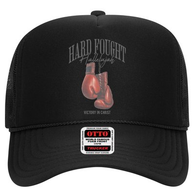 Brandon Hard Fought Hallelujah Praise Jesus Lake Merch Trucker Hat
