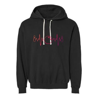 Bowling Heartbeagift Funny Bowling Bowling Meaningful Funny Gift League Gift Garment-Dyed Fleece Hoodie