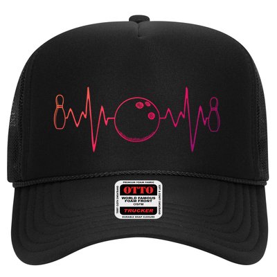 Bowling Heartbeagift Funny Bowling Bowling Meaningful Funny Gift League Gift Trucker Hat