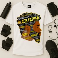 Best Happy Father’s Day Black Father King Afro African Man Cooling Performance Crew T-Shirt