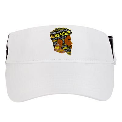 Best Happy Father’s Day Black Father King Afro African Man Adult Drive Performance Visor