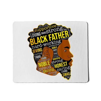 Best Happy Father’s Day Black Father King Afro African Man Mousepad