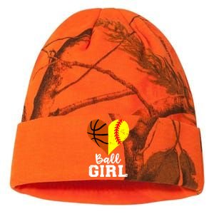 Ball Heart Funny Softball Basketball Gift Kati Licensed 12" Camo Beanie