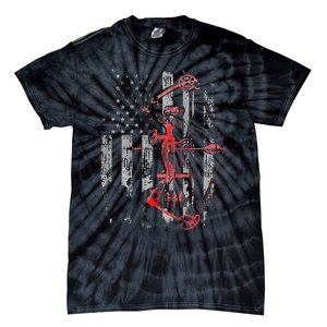 Bow Hunting Flag Archery Tie-Dye T-Shirt