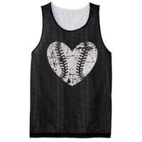 Baseball Heart Father Day Cute Mom Dad Men Women Softball Mesh Reversible Basketball Jersey Tank