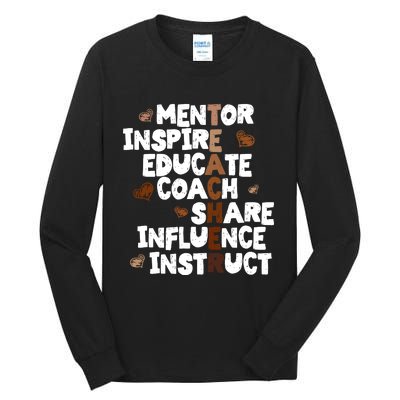 Black History For Teachers Tall Long Sleeve T-Shirt