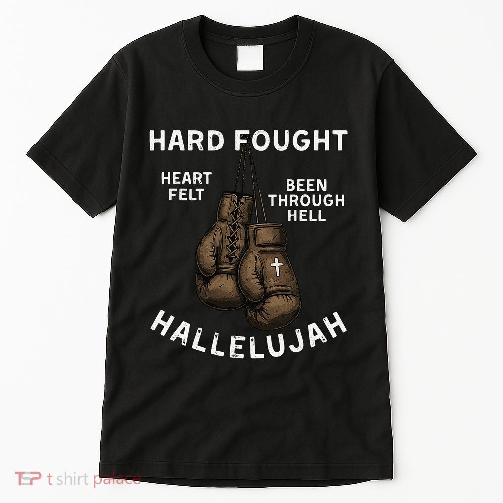 Brandon Hard Fought Hallelujah Praise Jesus Lake Merch .Png Tall T-Shirt