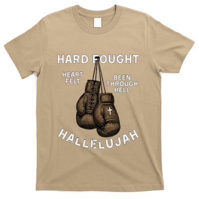 Brandon Hard Fought Hallelujah Praise Jesus Lake Merch .Png T-Shirt
