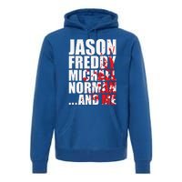 Bloody Halloween Famous Serial Slasher Killer Premium Hoodie