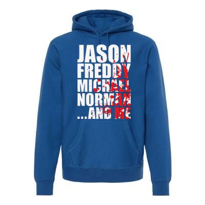 Bloody Halloween Famous Serial Slasher Killer Premium Hoodie