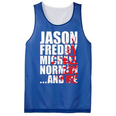 Bloody Halloween Famous Serial Slasher Killer Mesh Reversible Basketball Jersey Tank