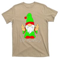 Bah Humbug Funny Grumpy Christmas Scrooge Gnome T-Shirt