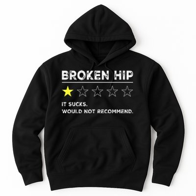 Broken Hip Funny Injury Recovery Get Well Soon Hoodie