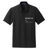 Broken Hip Funny Injury Recovery Get Well Soon Dry Zone Grid Polo