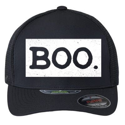 Boo Halloween Festive Flexfit Unipanel Trucker Cap