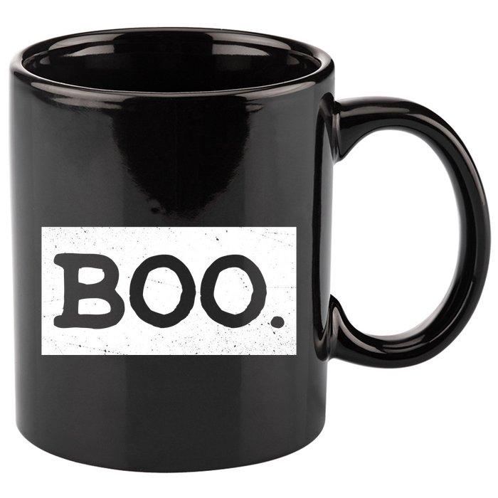 Boo Halloween Festive 11oz C Handle Ceramic Mug