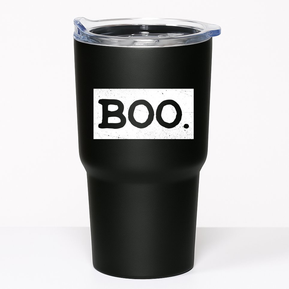 Boo Halloween Festive Tumbler